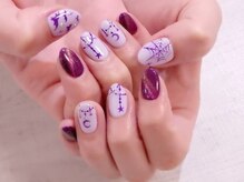 ラルネイル 大宮(Lull. nail)/＊手描き＊シャンデリア＊