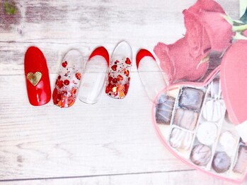 ネイルサロン&スクール ジーナ(GINA)/バレンタインネイル