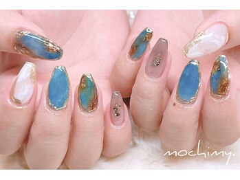 モチミィ(mochimy.)/*夏ニュアンスネイル*