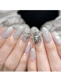 ミラー&ビジューパーツ☆