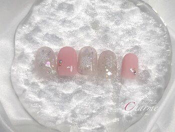 シャルム(Charme)/雪の結晶ネイル