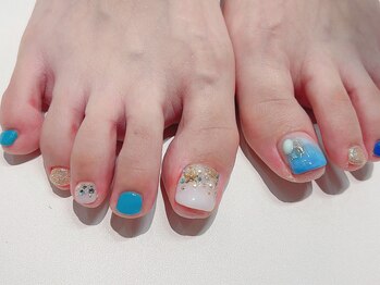 シックエクラ バイ リフレ21(chic eclat by Refre21)/Summer Foot Nail