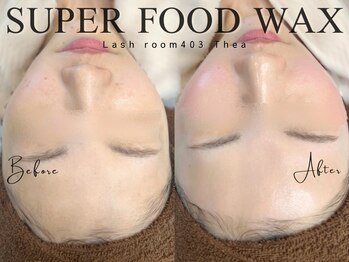 ラッシュ ルーム 403 テア(Lash room 403 Thea)の写真/【化粧品登録の美容液配合WAX】保湿成分たっぷりで、お肌に優しく化粧ノリUP・しっとりとした仕上がりに◎