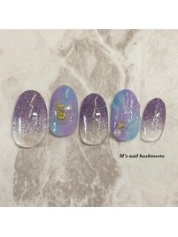 定額制ネイル7月