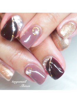 たゆ ネイル(たゆnail)/キラキララメニュアンスネイル☆