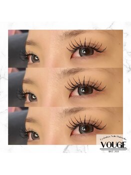 ヴォーグ(VOUGE)/フラットラッシュ付け放題