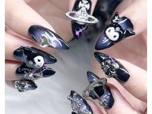 ネイルズゴーゴー 新宿店(NAILSGOGO)/クロミ サブカル 地雷 スカルプ