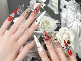 ワンホンネイル×長さだし