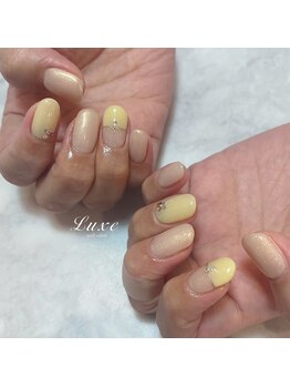 ネイルサロンリュクス (nailsalon Luxe)/イエローネイル