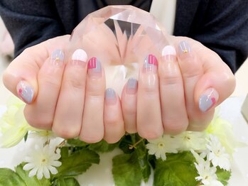プルミエ ネイル(Premier Nail)/ブロックフレンチ☆定額デザイン