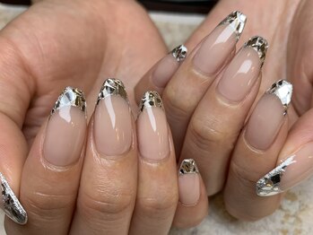 ネイル スタジオ イナンナ(Nail Studio INANNA)/ガラスフレンチ♪