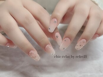 シックエクラ バイ リフレ21(chic eclat by Refre21)の写真/【当日予約OK♪】洗練されたデザインと細やかなケアに拘り、大人女性のリピーター様多数◎<口コミ割引¥300>