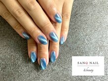 サンクネイル アンド ビューティ(SANQ NAIL & beauty)/ブルーマグネットネイル