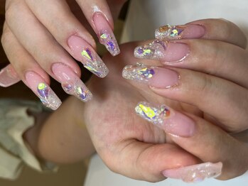 ビネル(Bnel)の写真/【サロンが苦手な方も自宅サロンでリラックス◎】ネイルアートも細かい作品～シンプルな作品まで対応可能！