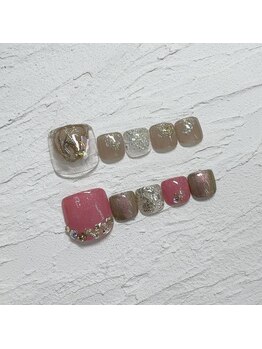 フェリーチェネイル(felice Nail)/フット定額Aデザイン