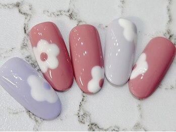 チェリーズネイル(Cherrys Nail)/カラフル フラワー ネイル