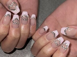 フレンチ　ゼブラ　ピンク