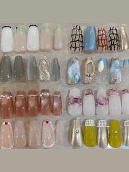 エムクチュールの写真/選べるカラーの種類豊富◎季節に合わせたトレンドカラーも♪お仕事柄派手にできない方も上品な指先に＊