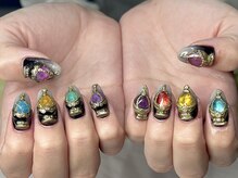 リバティ(liberty)/新宿３d まどか☆マギカネイル