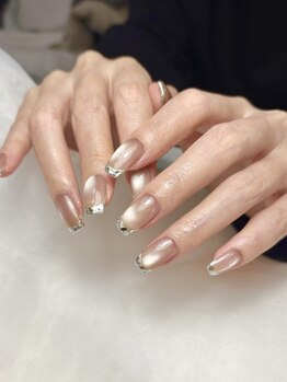 ムート(MOOT)の写真/オフィスにも馴染むオトナ可愛いトレンドデザインをご提供☆爪の負担を最小限に抑えたフィルイン施術◎