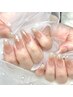 季節のキャンペーンネイル￥9000【シンプル】 パラジェル使用　100分～
