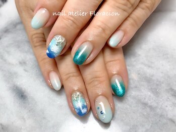 ネイルアトリエ フロラシオン/贅沢アートの褒められネイル94
