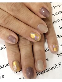 大人カラー！プリズムネイル♪