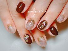 ネイルトップエクル(nail top E CRU)/カフェチョコ