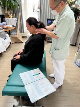 カイロプラクティック リズム/往診の様子～検査