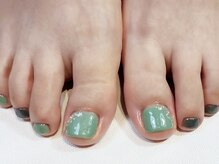 ウープスネイル 盛岡カワトク店(OopsNAIL)/フット　トレンドデザイン☆