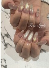 フリースタイル(Free Style)/☆ハニフラマグストーンネイル☆
