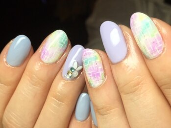 ネイルサロン エルオーケー(L.O.K)/サマーツイード