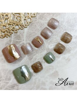 ネイルズアジュール アピタ新潟西店(Nailz Azur)/フット　定額デザインＣコース