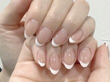 ミミ 銀座店(mimi)/ベースカラーあり白フレンチ