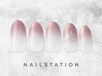 ネイルステーション アトレ川崎店(NAIL STATION)/ミラーネイル/パラジェル