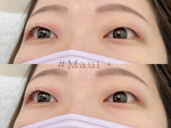 マウイ プラス 松阪店(Maui+)/一重に合わせた立ち上げカール