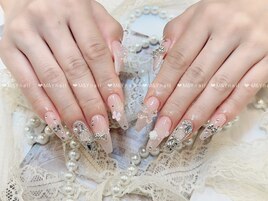 スカルプ長さだしバラ埋め尽くし