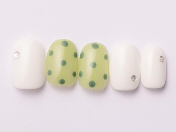 ジェミーネイル エビス(Jemiy nail ebisu)/シンプルドットストーン7660yen