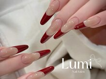 ルミネイル 池袋東口サンシャイン店(Lumi Nail)/赤フレンチ
