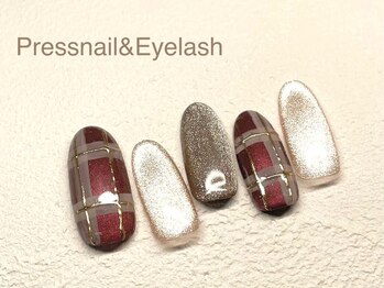 プレス ネイルアンドアイラッシュ(PRESS NAIL&EYELASH)/【ハンド】定額※オフ込￥12800