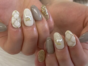 ディーネイル 池袋(D-nail)/【山崎】キルティングネイル
