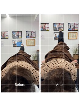 ナオル整体 鹿児島院(NAORU整体)/足あげBefore/After