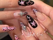 ベストネイル 池袋東口店(Best Nail)/春/桜/スカルプ/いちご/ピンク