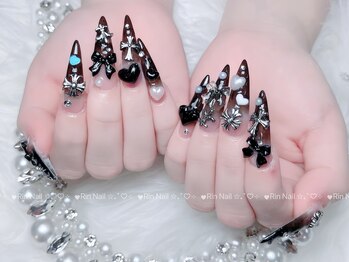 リンネイル 新大久保店(Rin Nail)/#シンプルネイル #つけ放題