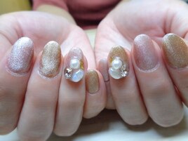 メタリック マグネット アシメ