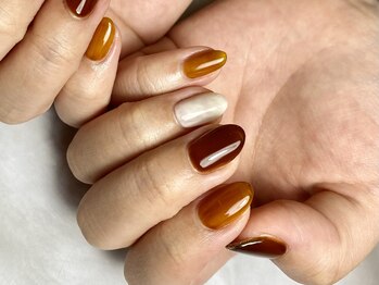 ジェムネイル(Jem Nail)/秋色ネイル