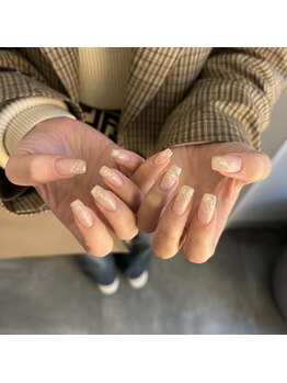 mix glitter × nuance clear