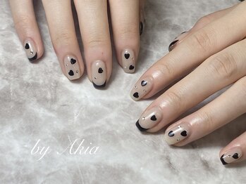 閨匠ビューティーサロン 銀座店/ハート＆フレンチネイル