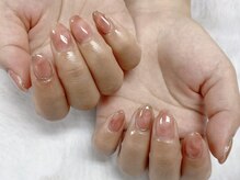 ひまりネイル(ひまりnail)/むら塗りニュアンス 