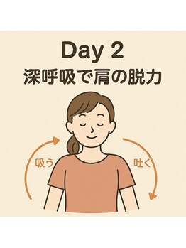 ホネツギ 柏駅西口接骨院(HONETSUGI)/肩こりさん7日間チャレンジ★2日